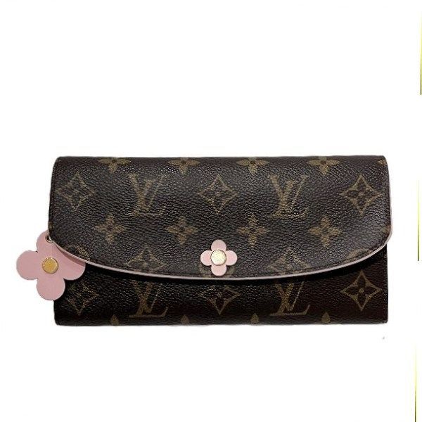 Louis Vuitton Monogram Portefeuille・emily M68313 Long Wallet Women's