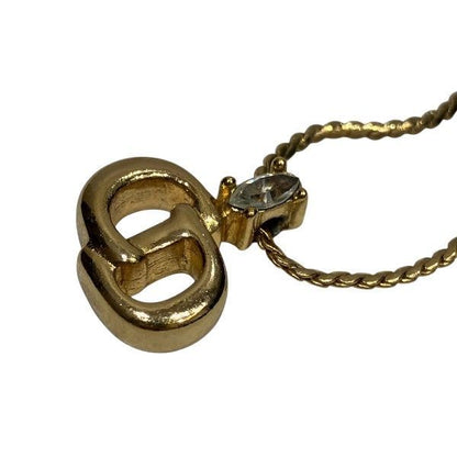 Dior CD Logo Gold Brand Accessories Necklace Women's
