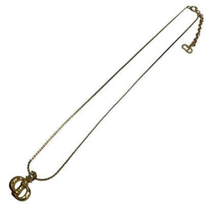Dior CD Logo Gold Brand Accessories Necklace Women's