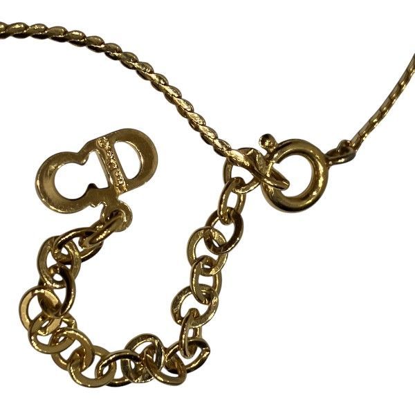 Dior CD Logo Gold Brand Accessories Necklace Women's