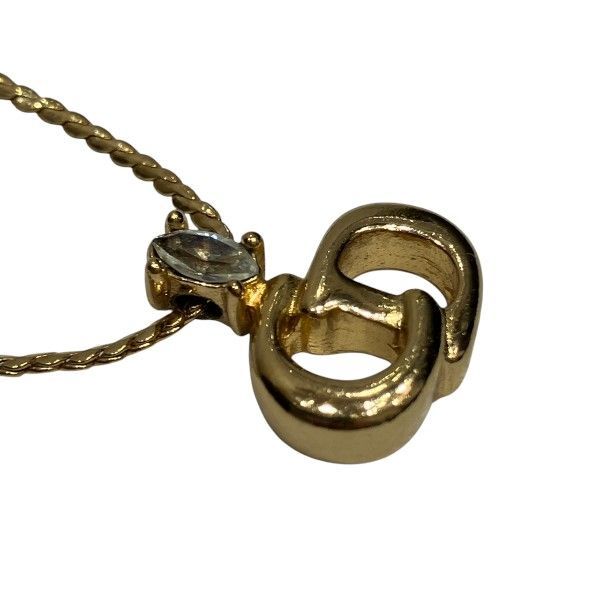 Dior CD Logo Gold Brand Accessories Necklace Women's