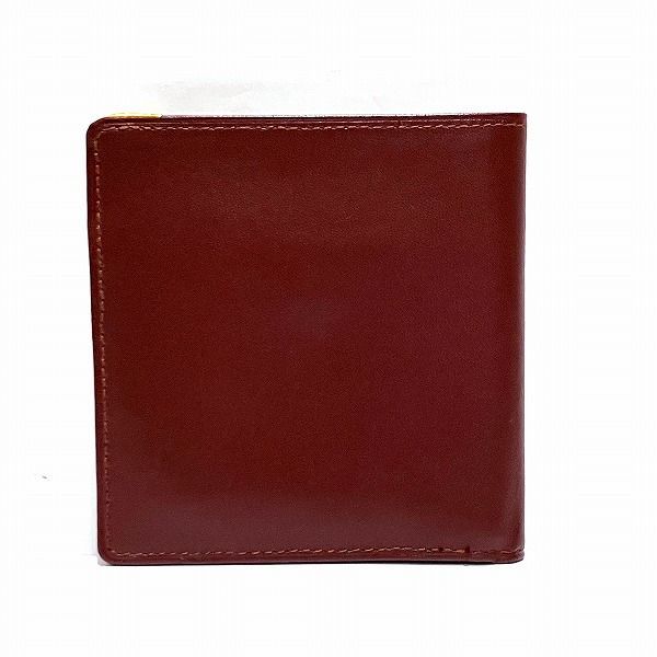 Cartier Mustline Bordeaux Bifold Wallet Unisex