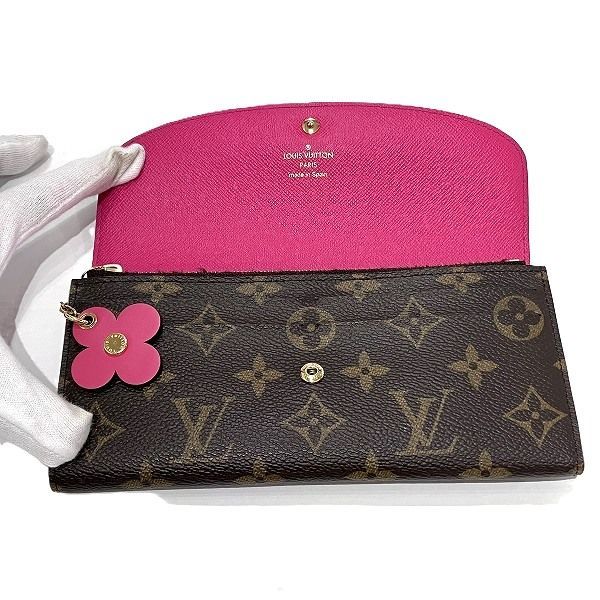 Louis Vuitton Monogram Portefeuille・emily M68313 Long Wallet Women's