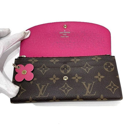 Louis Vuitton Monogram Portefeuille・emily M68313 Long Wallet Women's
