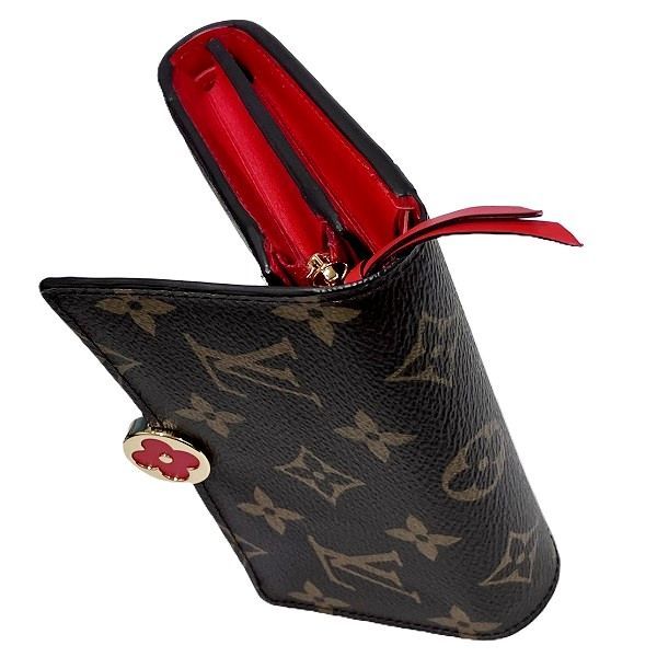 Louis Vuitton Monogram Portefeuille Flor Compact M64587 Bifold Wallet Women's