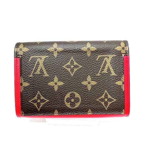 Louis Vuitton Monogram Portefeuille Flor Compact M64587 Bifold Wallet Women's