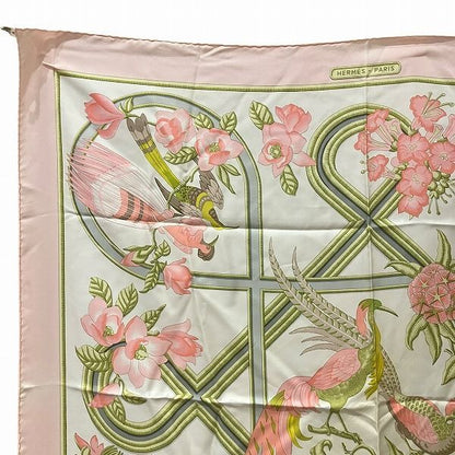 Hermes Caraibes Caribbean Bird Silk Brand Accessories Scarf Women's