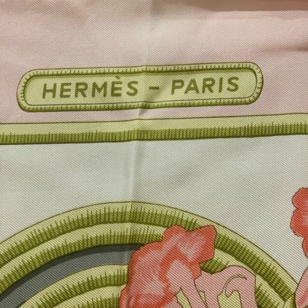 Hermes Caraibes Caribbean Bird Silk Brand Accessories Scarf Women's