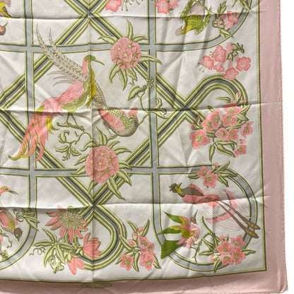 Hermes Caraibes Caribbean Bird Silk Brand Accessories Scarf Women's