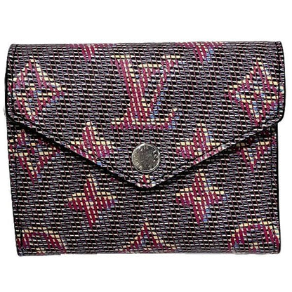 Louis Vuitton Monogram LV Pop Portefeuille Zoe M68673 Trifold Wallet Women's
