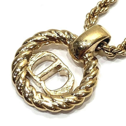 Dior CD Logo Round Necklace Brand Accessories Necklace Women's