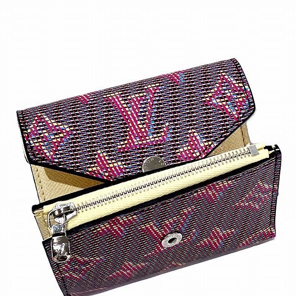 Louis Vuitton Monogram LV Pop Portefeuille Zoe M68673 Trifold Wallet Women's
