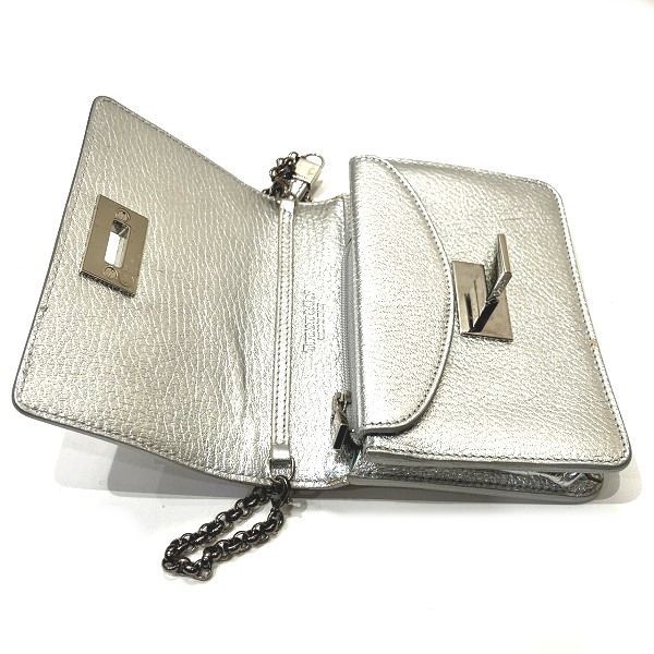 Tiffany & Co Chain Shoulder Wallet Bifold Wallet Women's