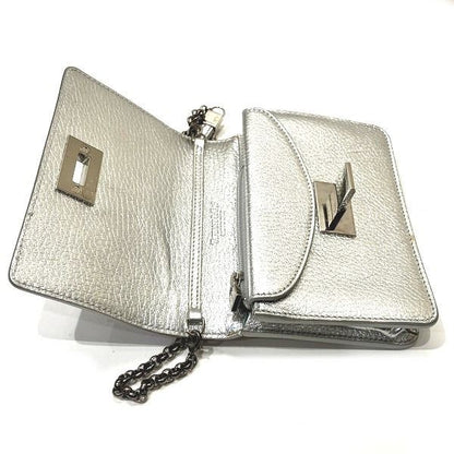 Tiffany & Co Chain Shoulder Wallet Bifold Wallet Women's