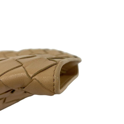 Bottega Veneta Handbag Mini the Twist Intrecciato Beige Leather