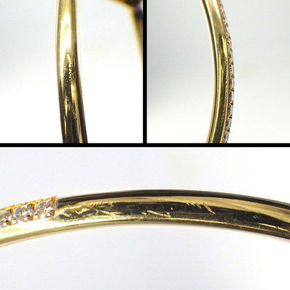 Louis Vuitton Bangle Twist Blossom Monogram Star 1 Point Diamond 0.05 CT