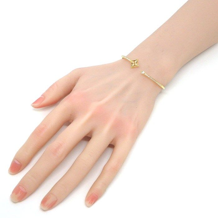 Louis Vuitton Bangle Twist Blossom Monogram Star 1 Point Diamond 0.05 CT