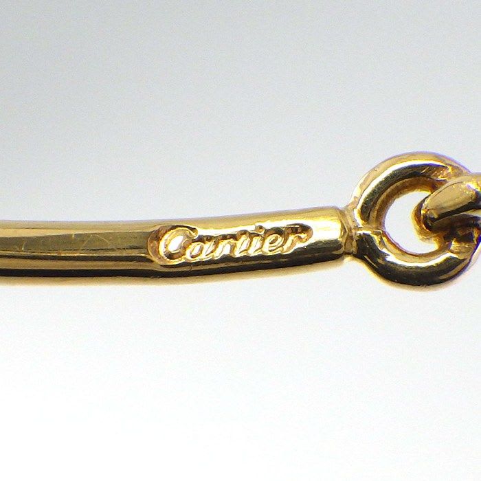 Cartier Bracelet Hindu Lotus Water Lily 4 Points Diamond 18K Yellow