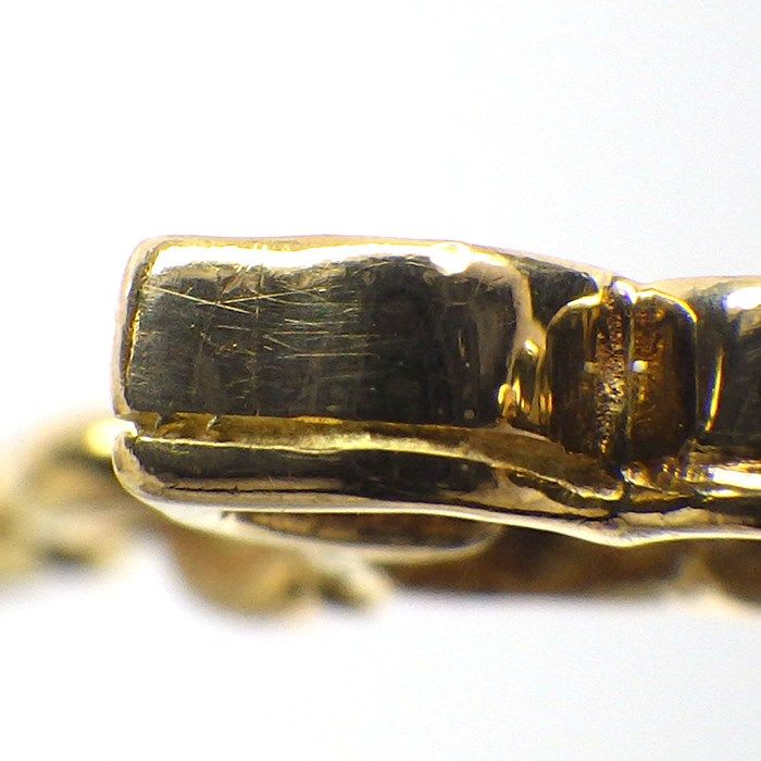 Cartier Bracelet Hindu Lotus Water Lily 4 Points Diamond 18K Yellow