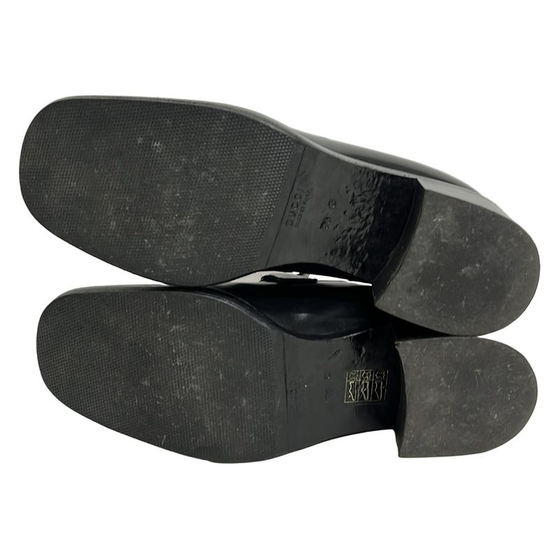Gucci Loafers 36 C Women's - Black Horsebit Leather