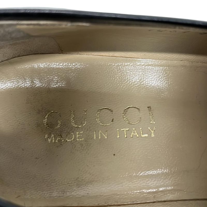 Gucci Loafers 36 C Women's - Black Horsebit Leather