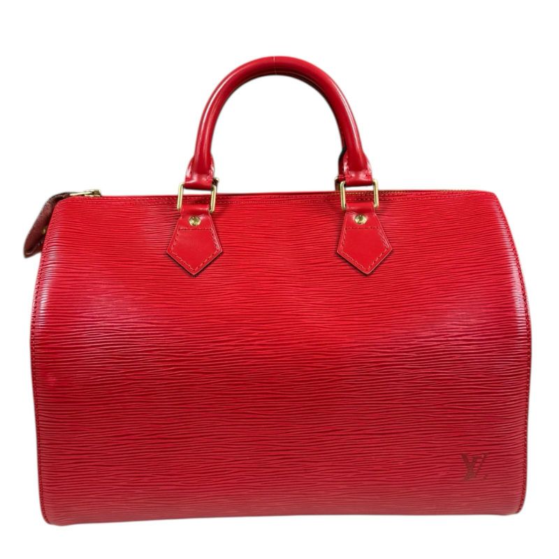 Louis Vuitton Speedy 30 Epi Handbag Epi Leather M43007 Red Ladies Louis Vuitton
