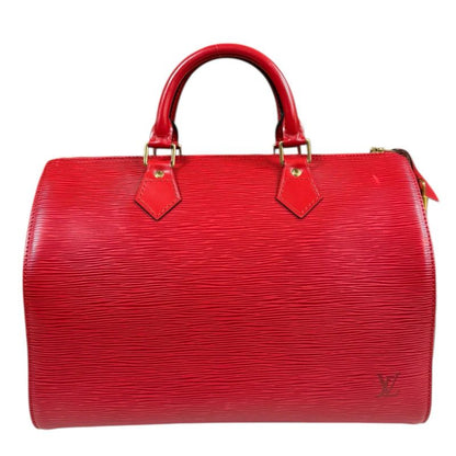 Louis Vuitton Speedy 30 Epi Handbag Epi Leather M43007 Red Ladies Louis Vuitton