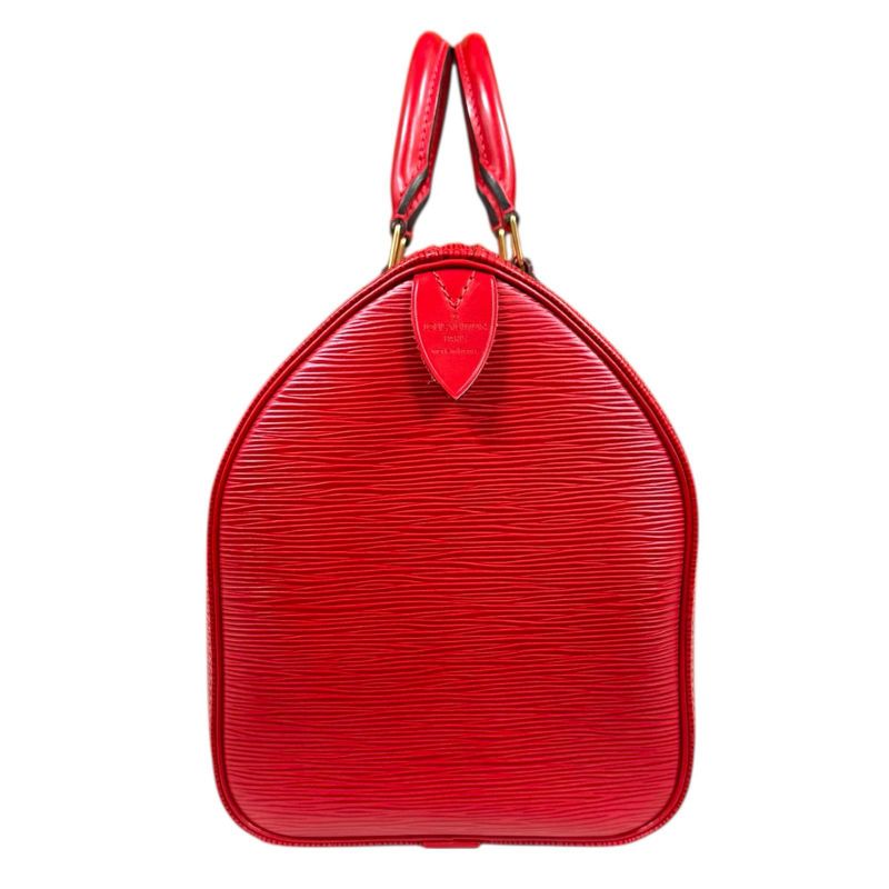 Louis Vuitton Speedy 30 Epi Handbag Epi Leather M43007 Red Ladies Louis Vuitton