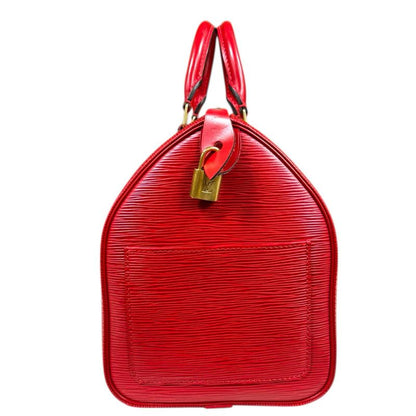 Louis Vuitton Speedy 30 Epi Handbag Epi Leather M43007 Red Ladies Louis Vuitton