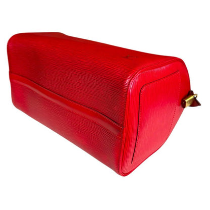 Louis Vuitton Speedy 30 Epi Handbag Epi Leather M43007 Red Ladies Louis Vuitton