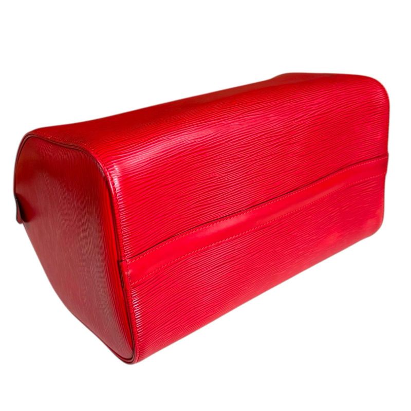 Louis Vuitton Speedy 30 Epi Handbag Epi Leather M43007 Red Ladies Louis Vuitton