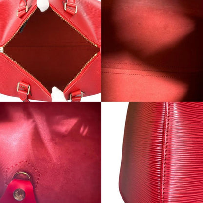 Louis Vuitton Speedy 30 Epi Handbag Epi Leather M43007 Red Ladies Louis Vuitton