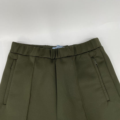 Prada ｶｰｷ ｼﾞｯﾌﾟﾃﾞｻﾞｲﾝ ﾃｰﾊﾟｰﾄﾞﾊﾟﾝﾂ Ｘｓ