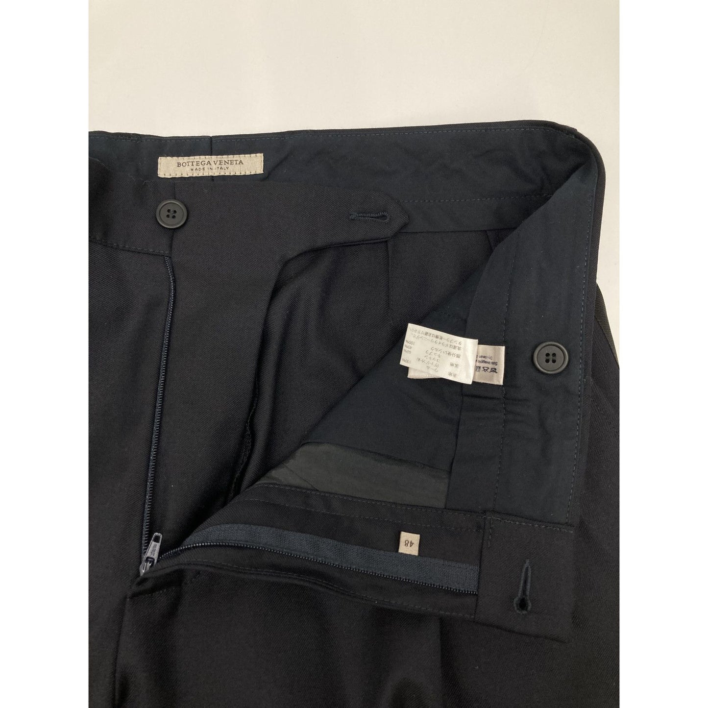 Bottega Veneta ﾈｲﾋﾞｰ ｳｰﾙ ﾀﾞﾌﾞﾙ ｽｰﾂ 48