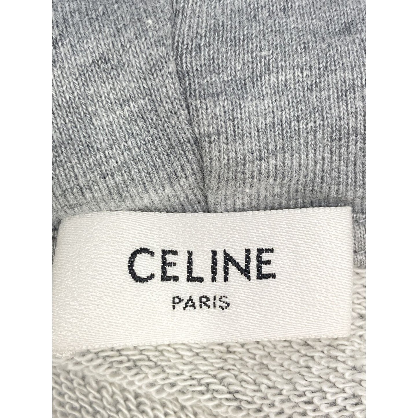 Celine 2y533670q ｸﾞﾚｰ ｺｯﾄﾝﾎﾟﾘ ｼﾞｯﾌﾟｱｯﾌﾟ ﾊﾟｰｶｰ XXS