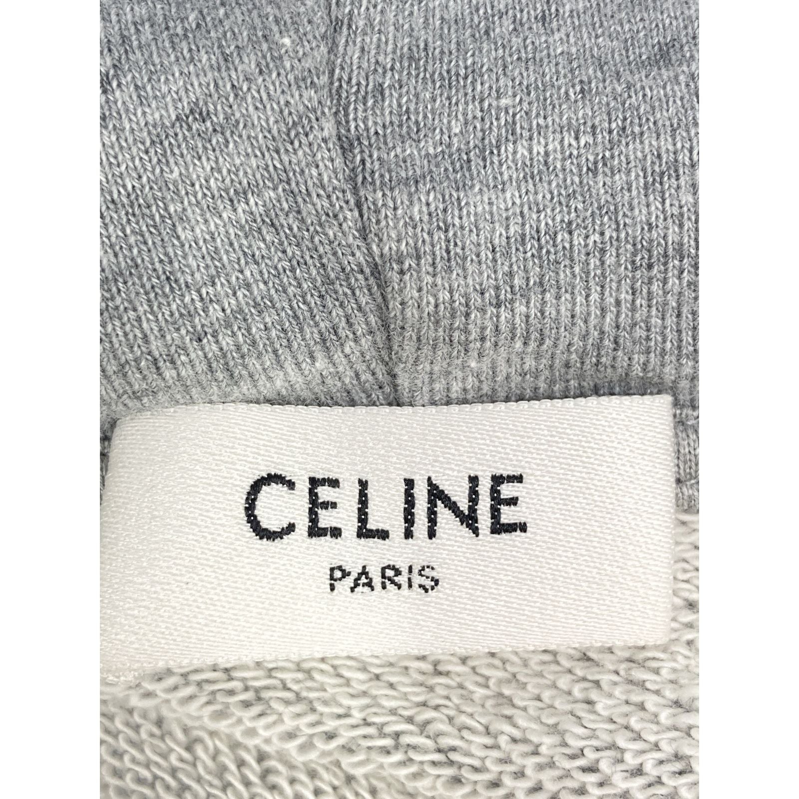 Celine 2y533670q ｸﾞﾚｰ ｺｯﾄﾝﾎﾟﾘ ｼﾞｯﾌﾟｱｯﾌﾟ ﾊﾟｰｶｰ XXS