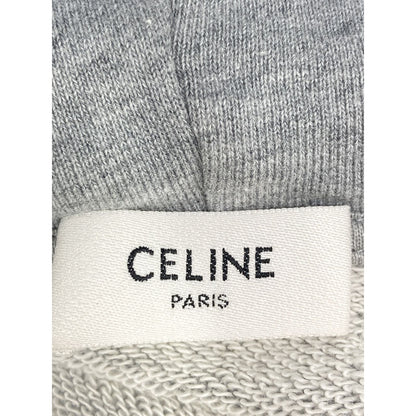 Celine 2y533670q ｸﾞﾚｰ ｺｯﾄﾝﾎﾟﾘ ｼﾞｯﾌﾟｱｯﾌﾟ ﾊﾟｰｶｰ XXS