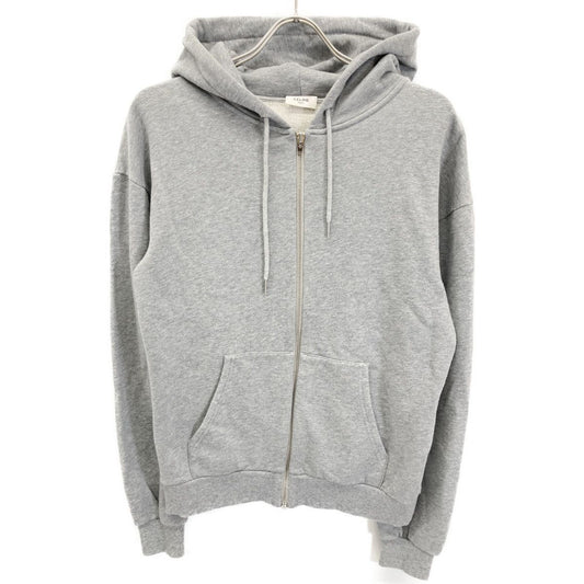 Celine 2y533670q ｸﾞﾚｰ ｺｯﾄﾝﾎﾟﾘ ｼﾞｯﾌﾟｱｯﾌﾟ ﾊﾟｰｶｰ XXS