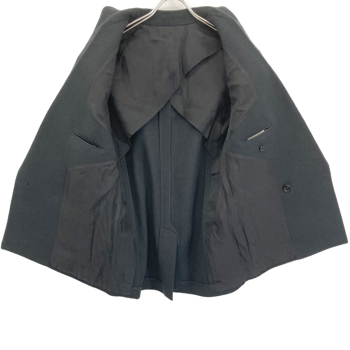 Bottega Veneta ﾌﾞﾗｯｸ 671210 ｳｰﾙﾀﾞﾌﾞﾙｼﾞｬｹｯﾄ 44