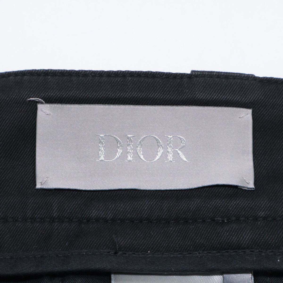 Dior ﾌﾞﾗｯｸ 013c122a3866 ｽﾄﾚｯﾁｺｯﾄﾝｷﾞｬﾊﾞｼﾞﾝ ｶｰｺﾞﾊﾟﾝﾂ 50