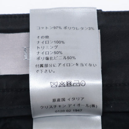 Dior ﾌﾞﾗｯｸ 013c122a3866 ｽﾄﾚｯﾁｺｯﾄﾝｷﾞｬﾊﾞｼﾞﾝ ｶｰｺﾞﾊﾟﾝﾂ 50