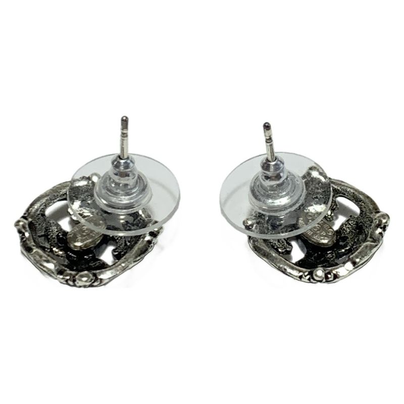 Chanel Earrings - Silver Here Mark
