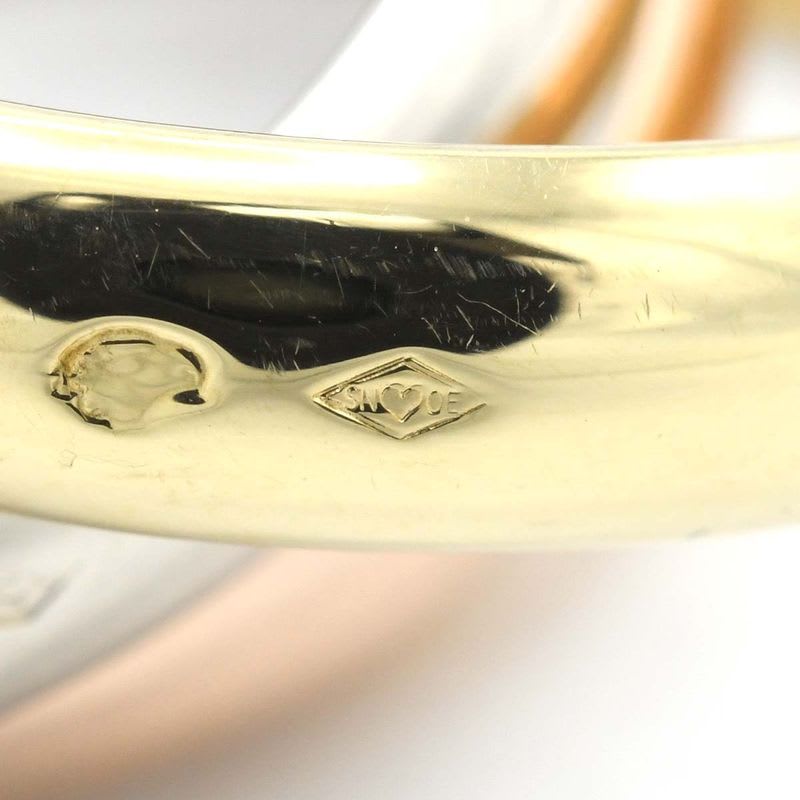 Cartier Trinity Ring 750 18K Yellow Gold WG PG Triple Size 49 About