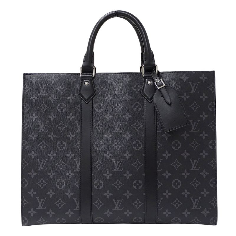 Louis Vuitton Bag Monogram Eclipse Men's Brand Tote Bag Handbag 2way Sac