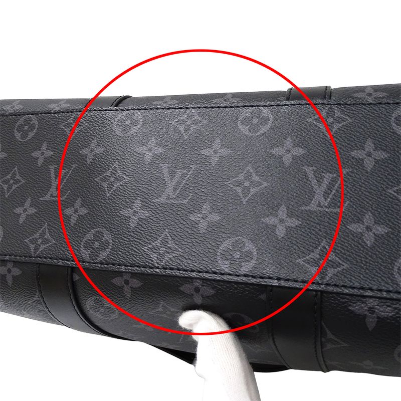 Louis Vuitton Bag Monogram Eclipse Men's Brand Tote Bag Handbag 2way Sac