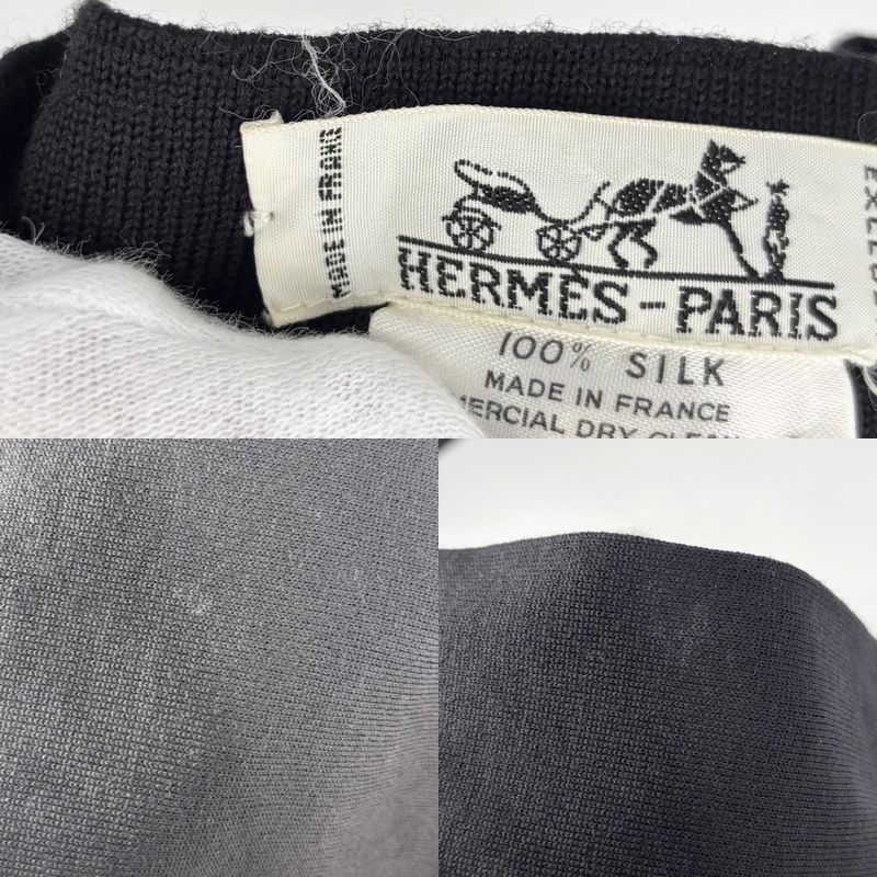 Hermes Cardigan Ladies Twill Lane Etriers Stirrup Apparel Knit Cut Replacement