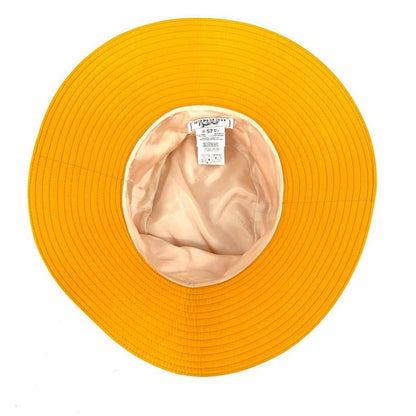 Hermes Hat Ladies Bucket Hat Fashion Item Size 57 Hermes Polyester Nylon Yellow