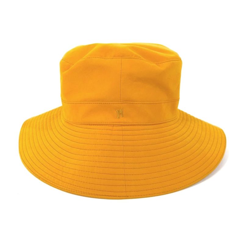 Hermes Hat Ladies Bucket Hat Fashion Item Size 57 Hermes Polyester Nylon Yellow