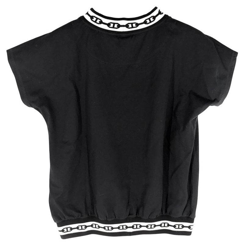 Hermes Short Sleeve T-shirt Women's Chaine D'ancre Crew Neck Tops Apparel