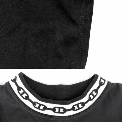 Hermes Short Sleeve T-shirt Women's Chaine D'ancre Crew Neck Tops Apparel